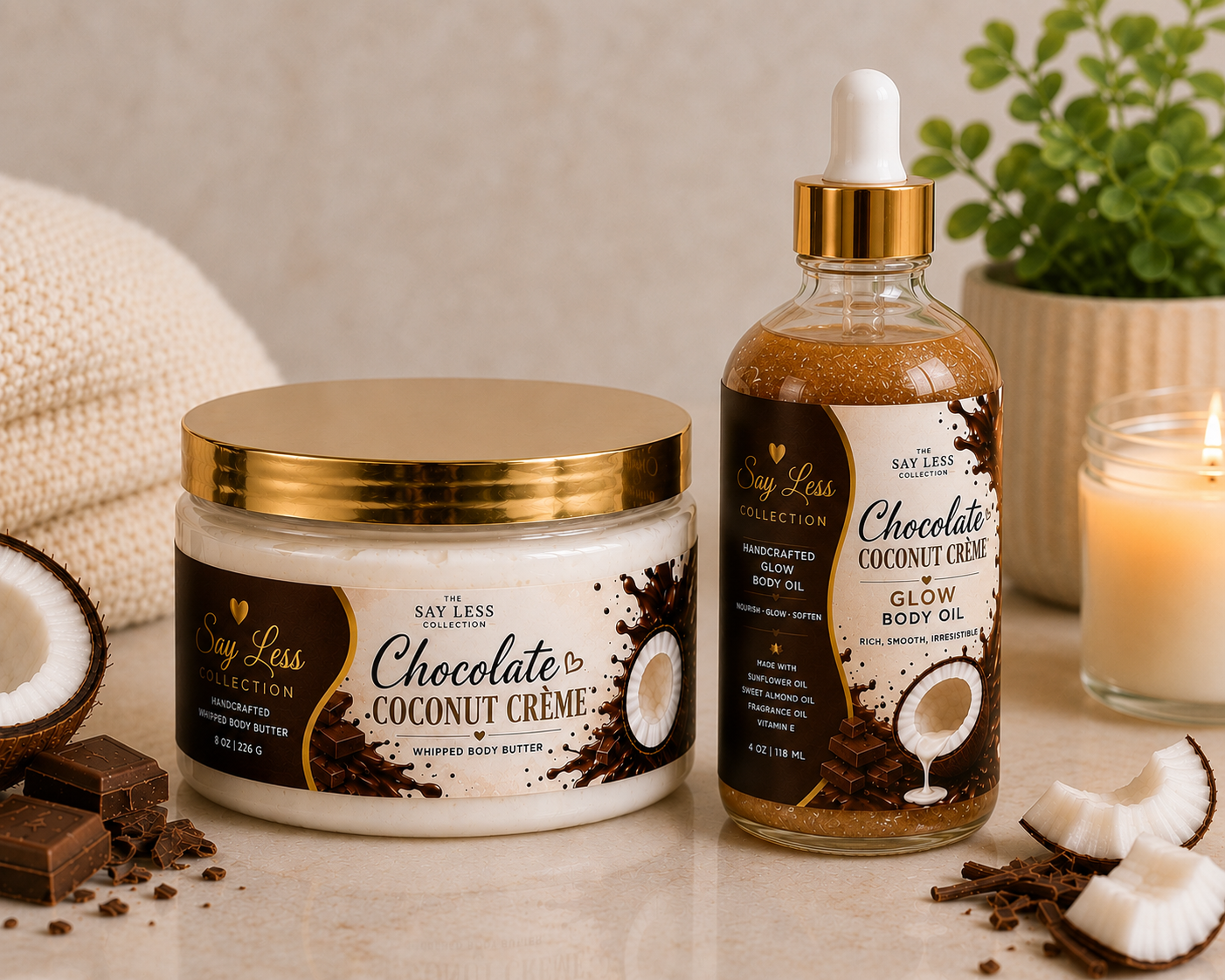 Chocolate Coconut Creme Glow Bundle