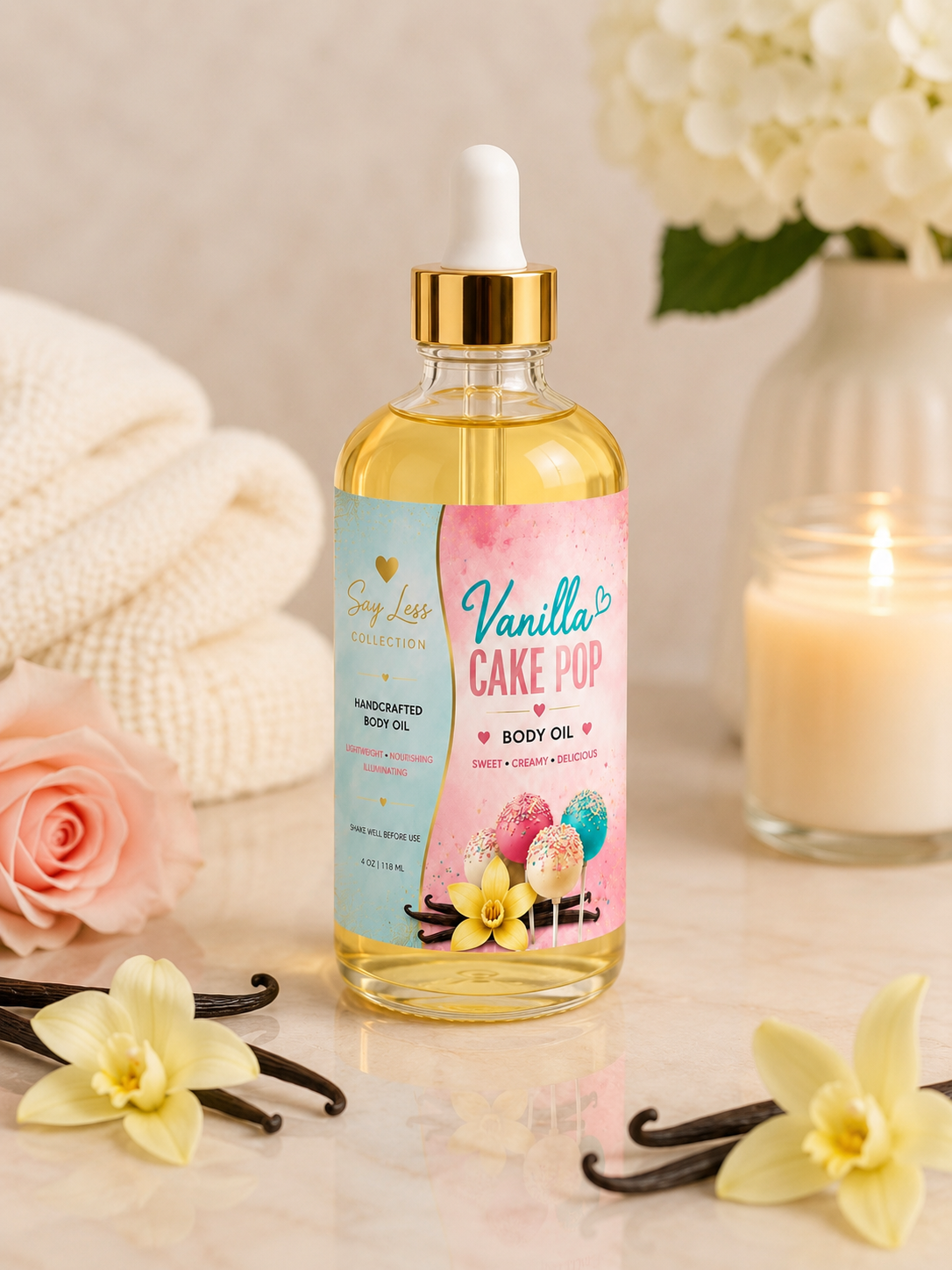Vanilla Cake Pop  Body Oil